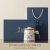 New Chinese-style personal special office cup Household Ru kiln tea separation tea cup Simple wooden handle with lid tea cup