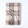 Women Scarf Winter Plaid Tassel Shawl Warm