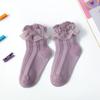 Cotton Lace Ruffle Princess Mesh Socks for Infant Baby Girls Children White Pink Newborn Socks Kids Short Sock Little Girl Socks