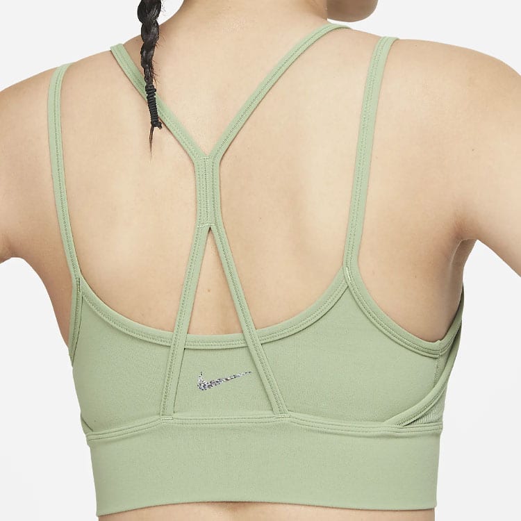 Nike Спортивное нижнее белье женское Масляно-зеленое Средняя поддержка FB2160-386