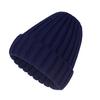 Women Winter Hat Solid Color Thick Warm Knit Hat Brimless Ribbed Breathable Hat with Good Elasticity Headwear