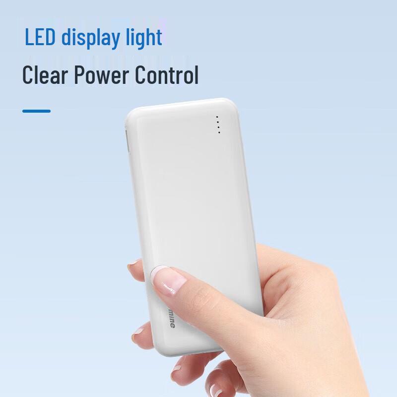 Newman 10000mAh Power Bank with Built-in Cables