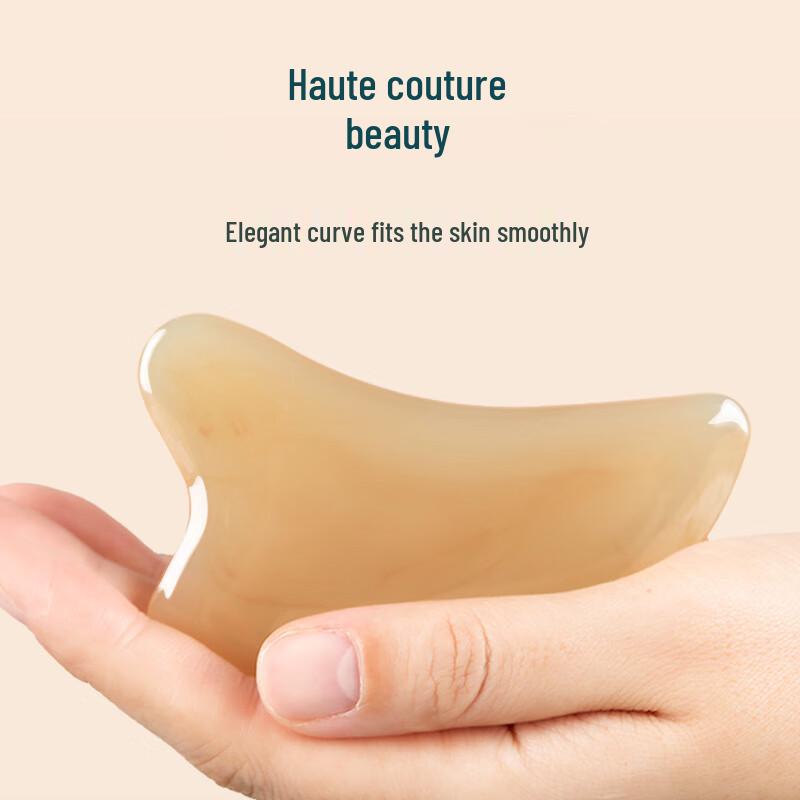 Набор Гуа Ша и меридианной палочки из имитации рога быка