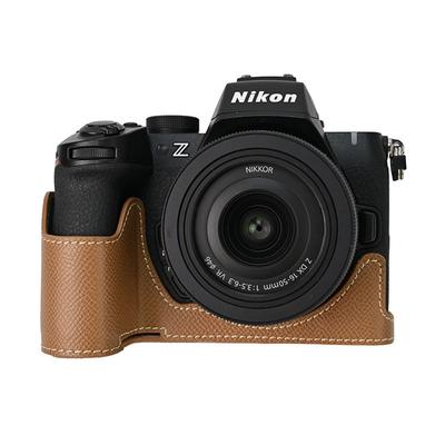 Z50II Камера PU Кожаный Получехол Для Nikon Z50II Отсек для батареи Магнитная крышка
