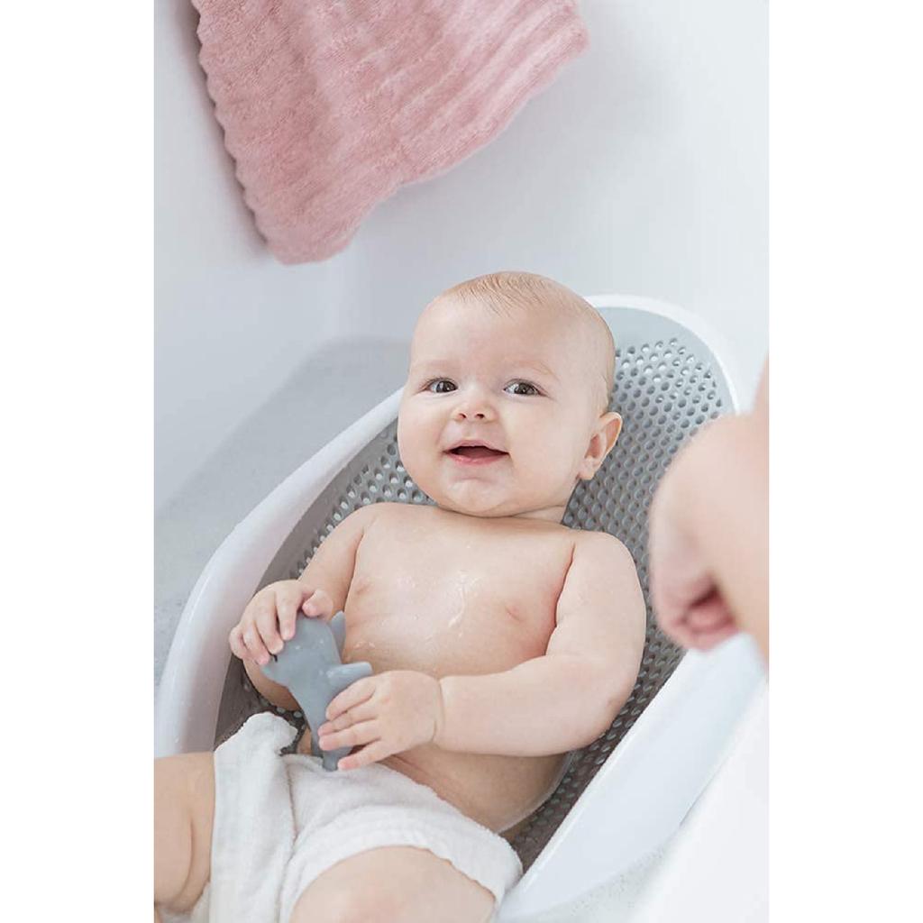 Мягкая детская ванна для детского питания, стиральная ванна с силиконовым сетчатым сиденьем для детской ванны