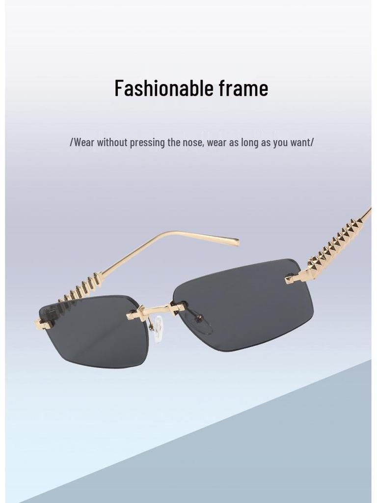 Мужские ретро-солнцезащитные очки Jackson Wang 'Кошачий глаз' - Защита от УФ, Металлическая оправа, Европейский и американский стиль 'Плохого парня'.