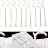 10 шт./компл. медная кривая шатун подвески DIY изготовление сережек ювелирных изделий