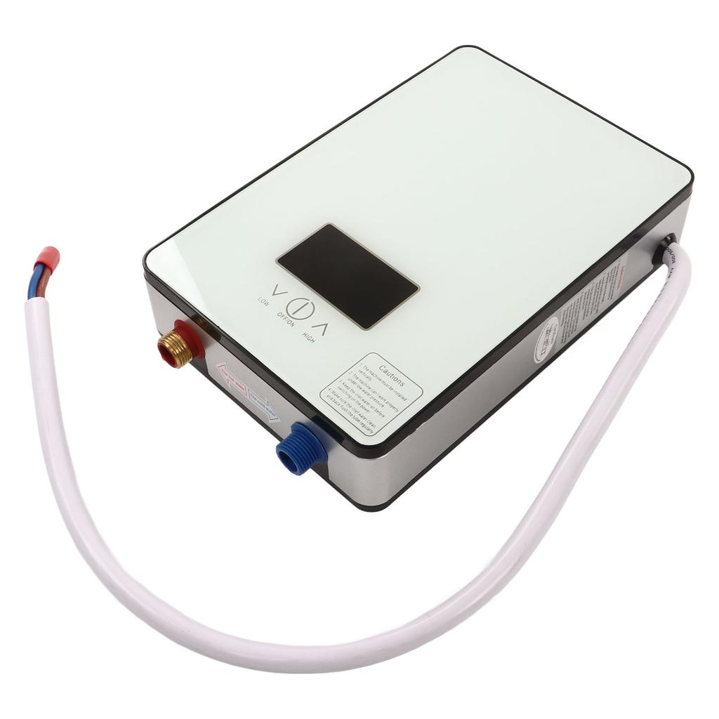110V Tankless Electric Water Heater Digital Display 4500W Smart Thermostatic Water Heating Machine