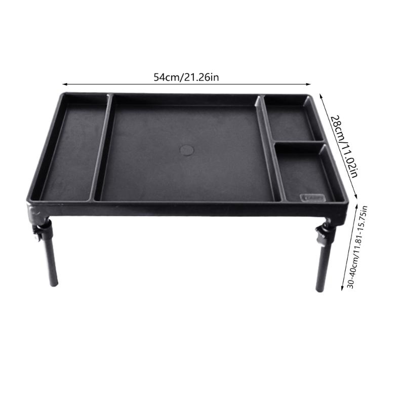 Folding Fishing Baits Table Adjustable Picnics Desk with Extendable Legs Foldable Outdoor Camping Table Easy to Use