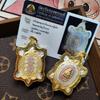 Тайский бренд 2538 LP Liew Настоящий кулон-черепаха с карточкой