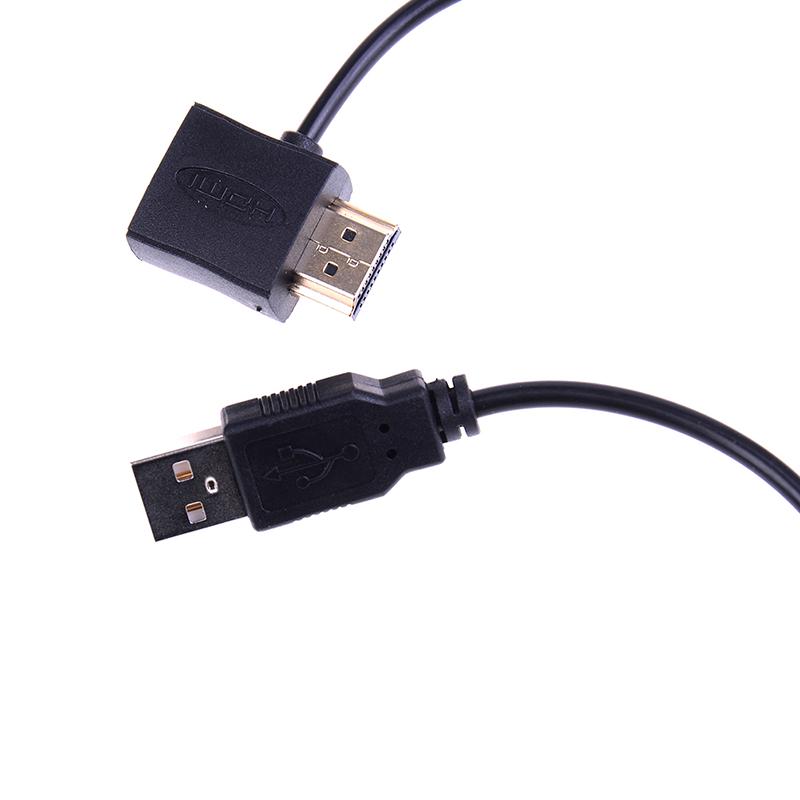Hdmi Male To Female Connector + Usb 2.0 Charger Cable Spliter Adapter Extender