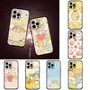 Милый чехол для телефона S-sumikko Gurashi для IPhone 17 16 15 14 13 12 11 PRO MAX PLUS Mini из мягкого ТПУ, приятный для кожи