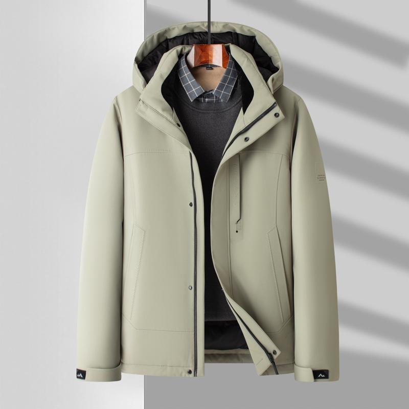 Autumn and Winter 90 White Duck Down Warm Tooling Casual Jacket Thickened Down Youth Cold Clothing