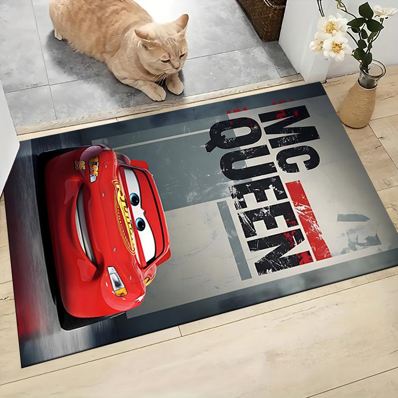 Mcqueen'S Adventure Carpet Rug Soft Washable Antislip Home Living Room Sofa Mats Personalized Christmas Rug