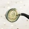 Round Wax Seal Stamp Flowers Sealing Wax Supplies Scrapbooking Sealing Wax  Gift Packaging Cards