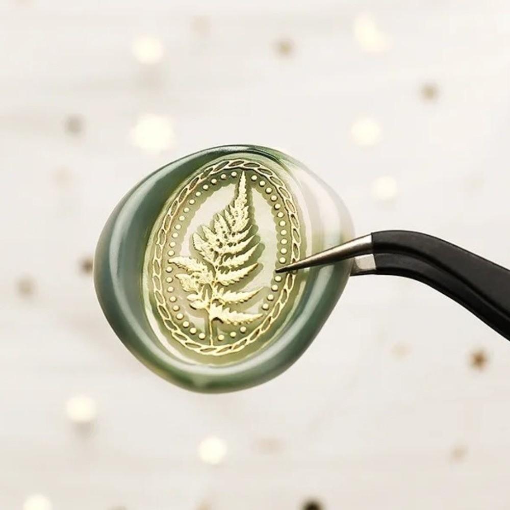 Round Wax Seal Stamp Flowers Sealing Wax Supplies Scrapbooking Sealing Wax Gift Packaging Cards