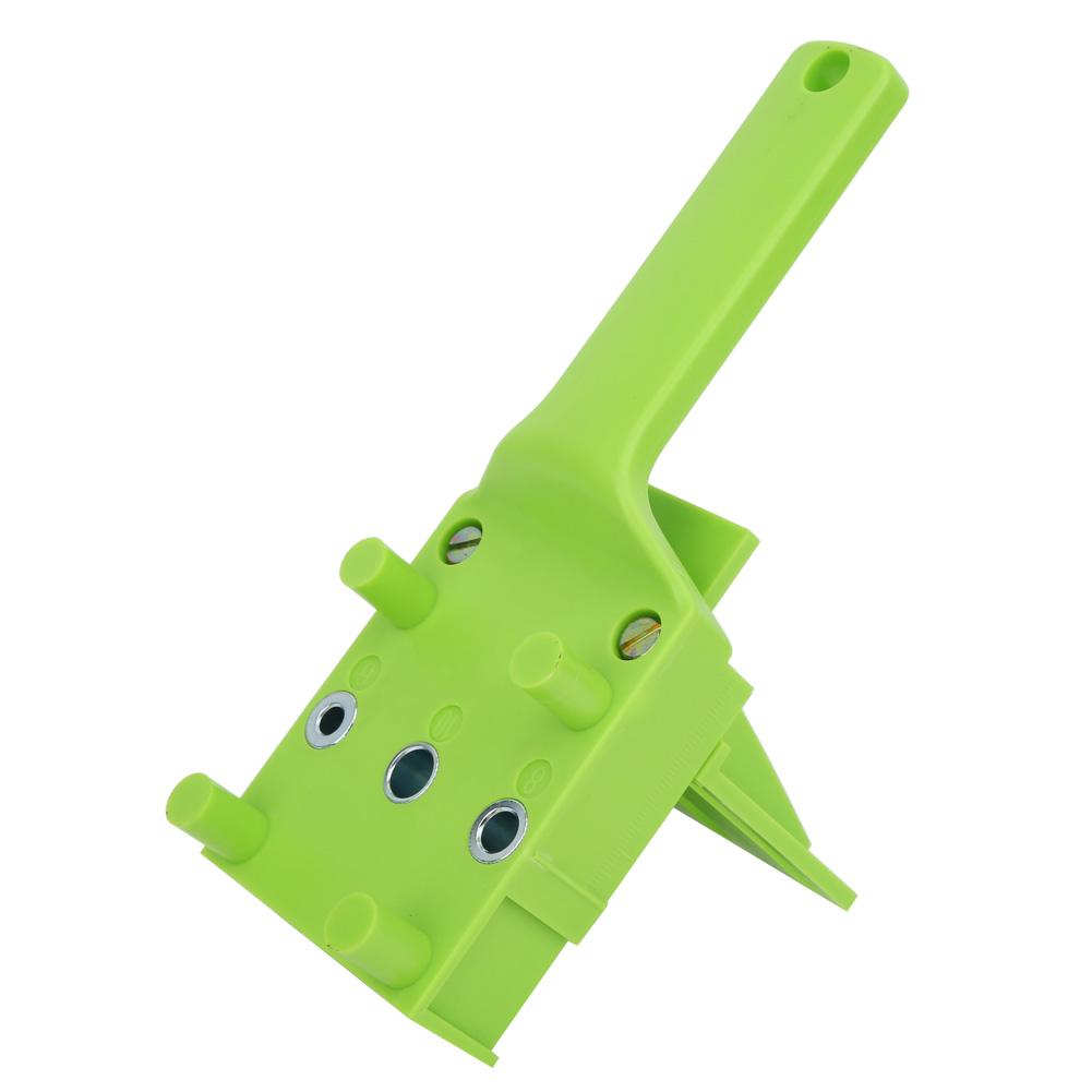 8 Pcs Doweling Jig Woodworking Hand Held Drill Guide Tool 6mm 8mm 10mm Hole Drill Bit Kit