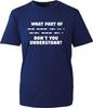 What Part Of Morse Code You Dont Understand Novelty Funny Unisexs Unisex Tshirt