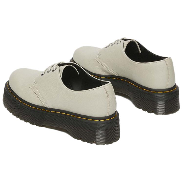 Dr. Martens Кожа Мягкая Толстая Подошва Удобная Повседневная Обувь Женские кроссовки Молочно-Белый 31167773