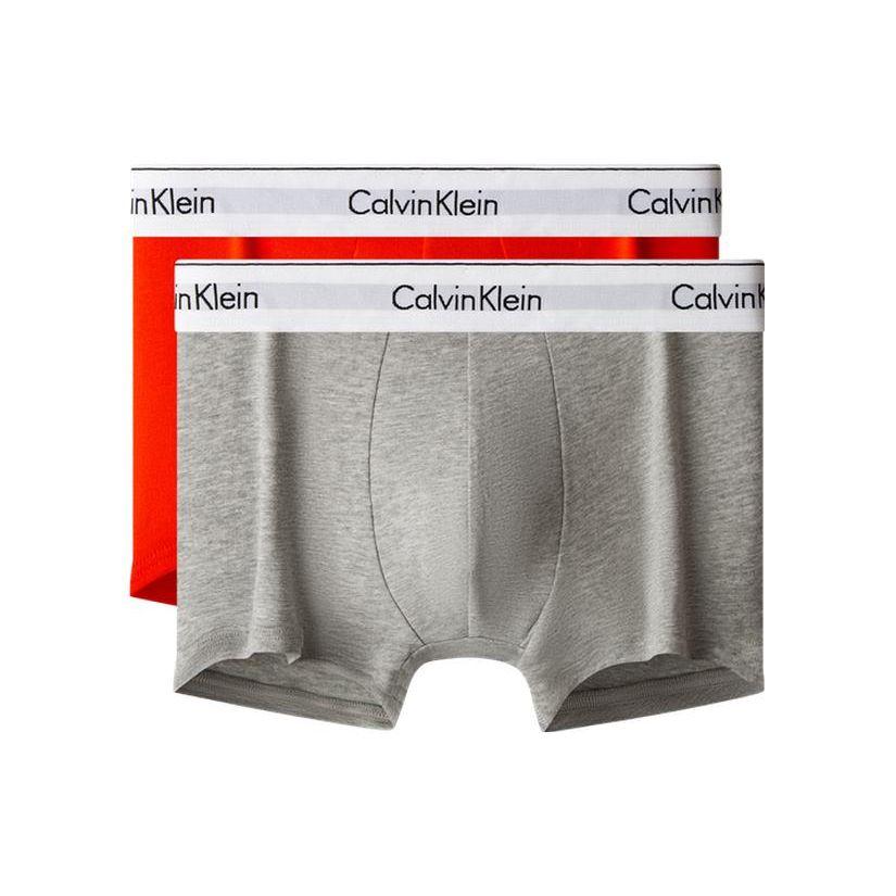 Calvin Klein Боксеры-шорты Modern Attraction с буквенным принтом и логотипом, комплект из 2 пар мужского нижнего белья NB1086-CBY