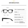 Fashion Square Glasses For Women Classic Blue Light Blocking Men Daily Life Stylish Brand Designer Eyewear