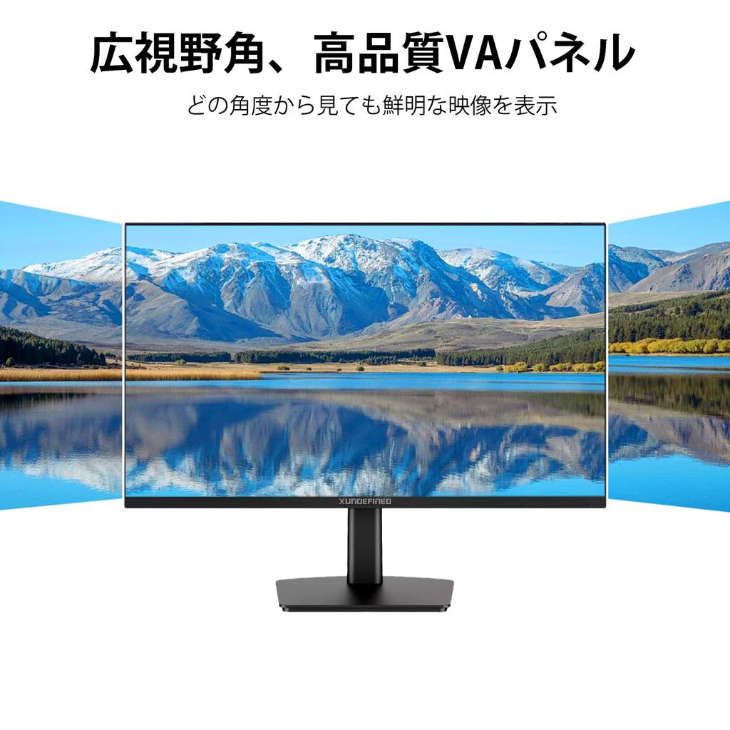 XUNDEFINED 100Hz FHD 1920 X 1080 LCD VA Blue Light Tilt VESA Warranty 21.5-inch Monitor, Display, Anti-Glare Panel, Frameless, 99% sRGB, Reduction,