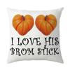 Halloween Holiday Party Decorations Living Room Sofa Cushion Cover Pillow Cover Suitable for Home Bedroom Room Decoration