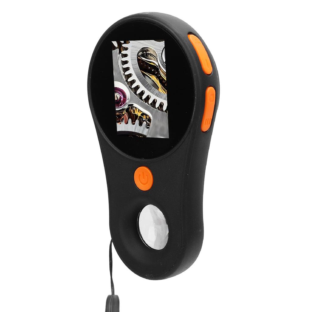 Digital Microscope 2MP 500x Magnification 2.0in Color Screen Fixed Focus Portable Handheld Magnifying Glass for Win