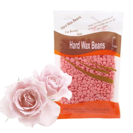 100 г/упаковка твердый бобовый воск бумага-без быстрого эффекта травяной воск бобы депиляция горячая пленка для унисекс
