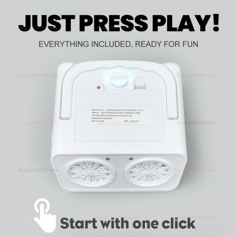 Автоматическая машина для выдувания пузырей с 2 вентиляторами 50000+ пузырей в минуту Детский портативный генератор пузырей Без мыльной воды для вечеринки, для игр на открытом воздухе
