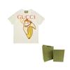 GUCCI Bananya Women's Printed T-shirt White (Unisex) T-Shirts 615044 XJD82 9095