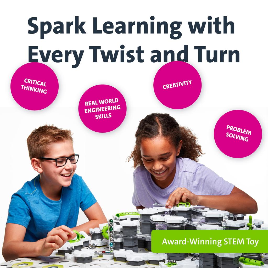 Ravensburger Marble Run (Slope Toy) GraviTrax Starter Set [124 Pieces] 22410 4 Ages 8+ [Educational Toy, Birthday/Christmas Gift]