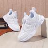 Children's sports shoes 2025 autumn new school designated little white shoes medium and large children's versatile rotating button little white shoes