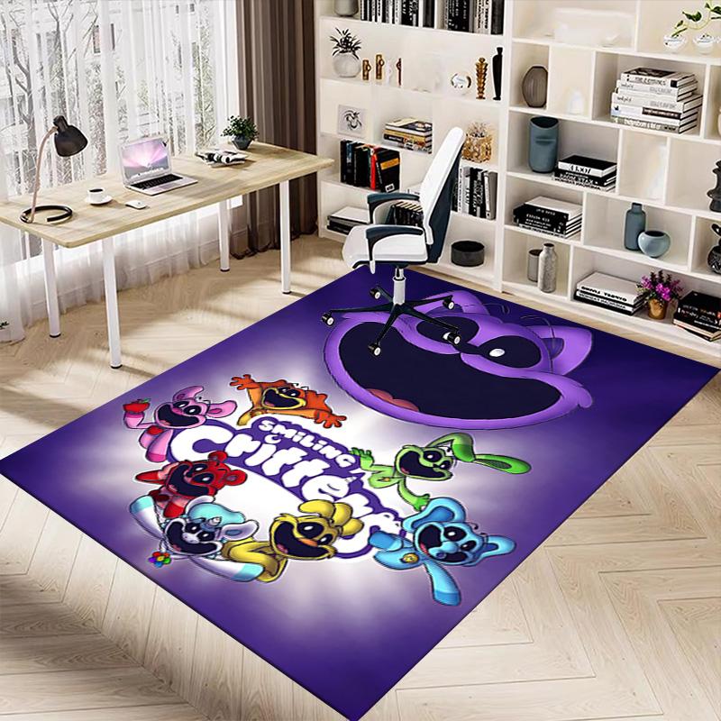 Critters Adventure Carpet For Playroom Bedroom Living Room Sofa Home Decorkids Game Area Rug Nonslip Floor Mat