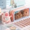 Transparent Display Korean PVC Stationery Bag Desktop Storage Ins Pencil Pouch  Children Kids