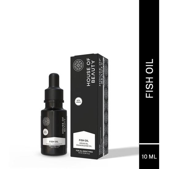 HOUSE OF BEAUTY Сыворотка из рыбьего и арганового масла с первой в Индии сывороткой с омега-3 для сухого типа кожи, придающей коже здоровый вид (Размер: 10мл)
