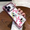 Cool Girl P-Powerpuffs Phone Case for Samsung Galaxy A57 A56 A55 A54 A53 A52 A37 A36 A16 A06 4G 5G Anti-drop Transparent Cover