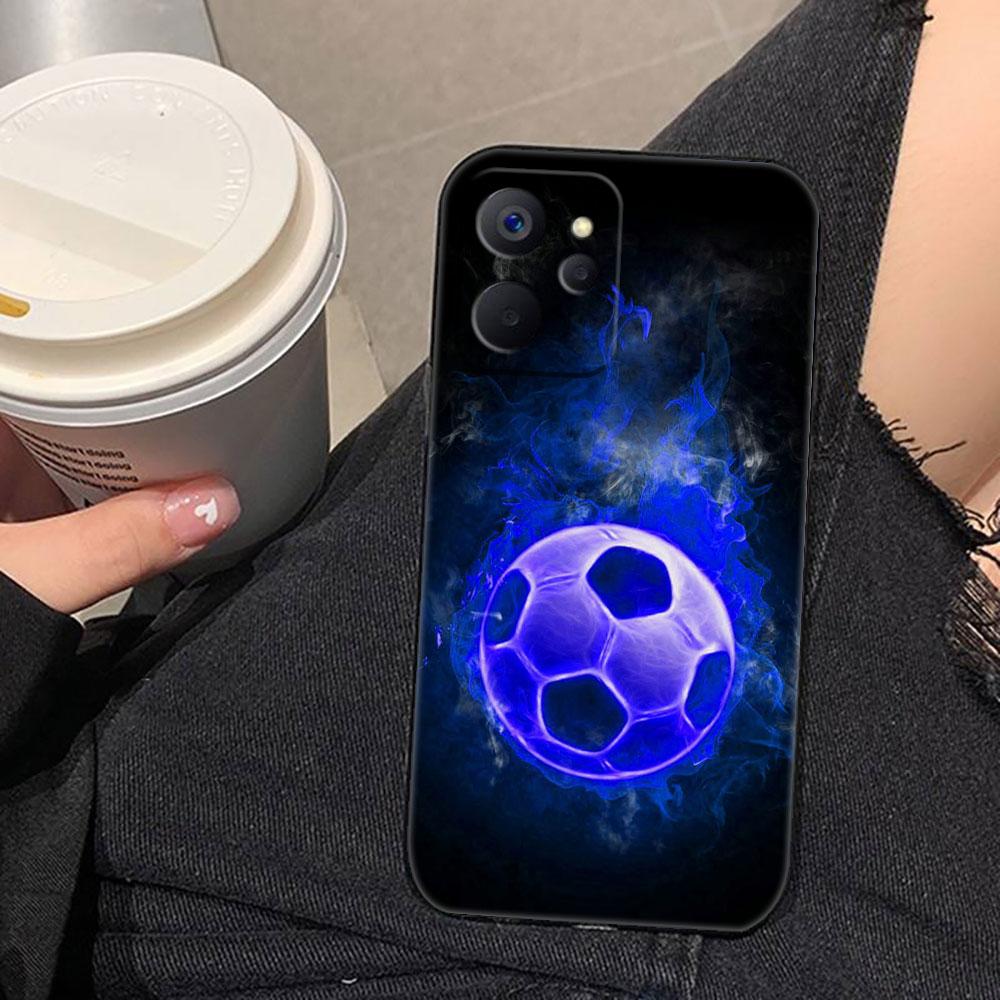 Чехол для телефона с футбольным мячом Для Realme C75 C71 C65 C63 C55 C53 C35 C33 C30 C21 C11 7 6 5 GT NEO 2 NARZO 50 X50 50I Capa Case
