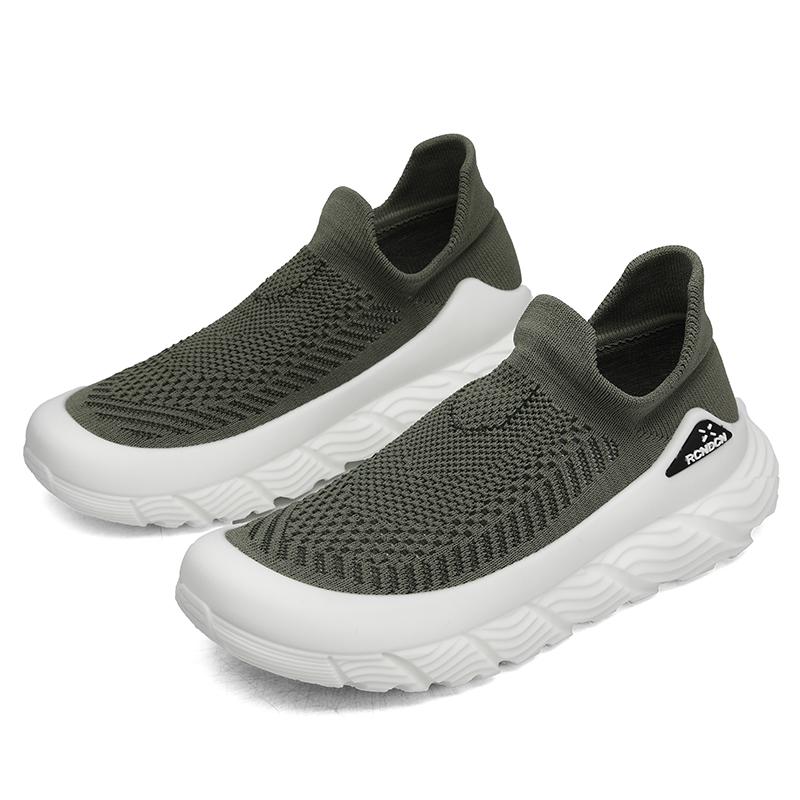 Модная популярная мужская летняя повседневная обувь с сеткой, дышащая, универсальная, для ходьбы, толстая подошва, нескользящая, легкая, 2024 г., мужская спортивная обувь