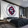 New England Revolution Wall Tapestry, Aesthetic Printed Fabric Blanket, Suitable for Bedroom, Living Room, and Home Decor.