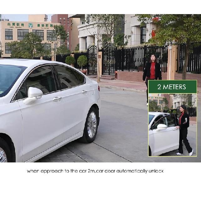 PKE Smart Key Car Alarm System With Remote central locking Start Stop Push Button Passive Keyless Entry MP686