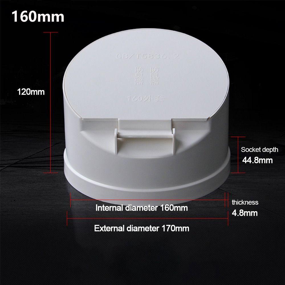 Multifunctional Drainage Pipe Floor Drains Rain Pipe Cap Outdoor Balcony Bathroom Accessory