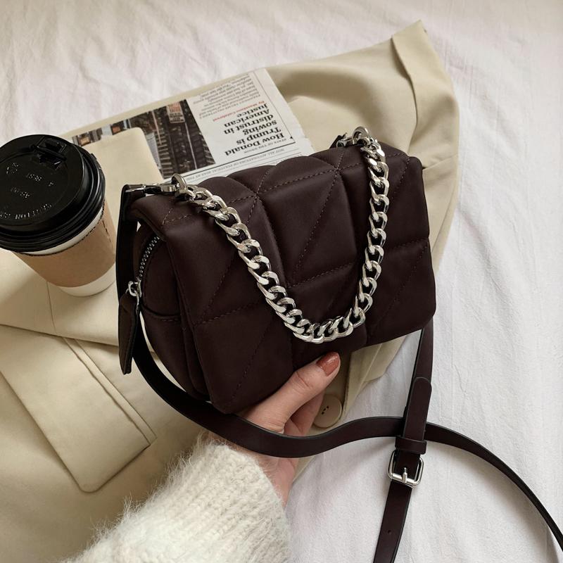 Модные новые вышитые кожаные сумки через плечо качественные женские брендовые сумки на цепочке