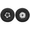 2PCS 1.9inch Aluminium Alloy Wheel Hubs Tyre Tire for 1:10 Remote Control Model RC Climbing CarBlack