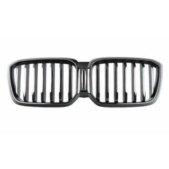 51135A1AC55 Глянцевая черная передняя решетка для BMW X3 G01/G08 LCI (Без отверстий)
