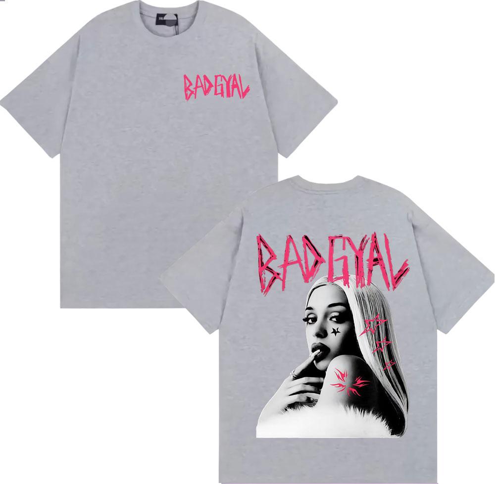 Singer Bad Gyal Album Graphic Tshirt Unisex Women Clothing Fashion Hip Hop Retro T Shirts High Quality Cotton Tees Streetwear