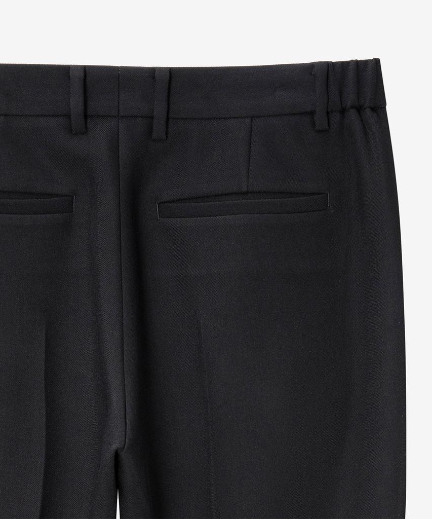 MINDBRIDGE [Couture] Semi-Wide Twill Elastic Waist Pants - 2 Colors