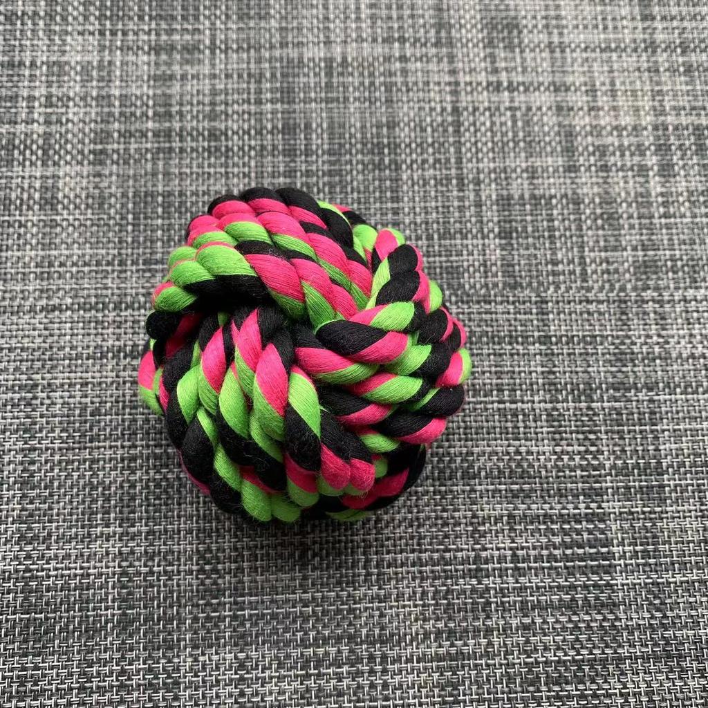 Chew Bite Resistant Pet Dog Rope Ball Toy