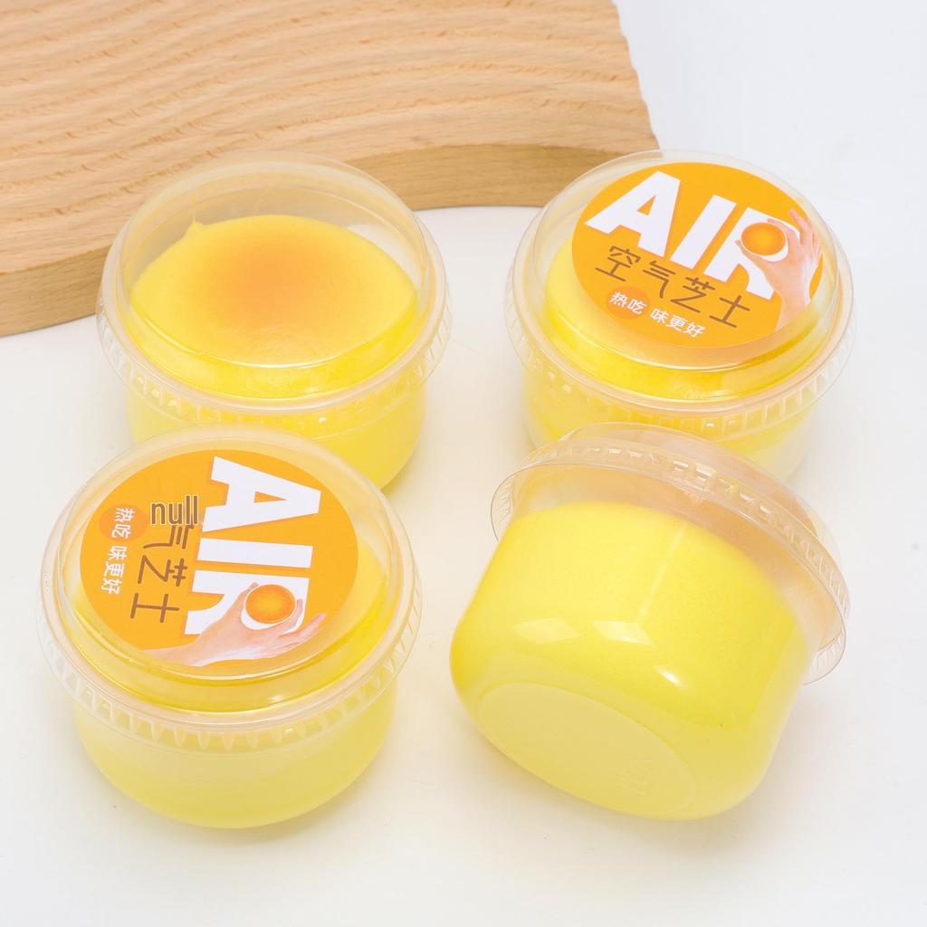 PU Slow Rebound Soft Bread Cheese Stress Relief Finger Toy