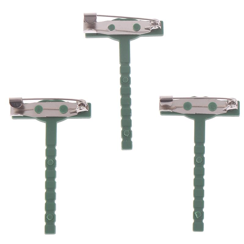 20Pcs Plastic Metal Brooches Unisex Shirt Collar Pins Fake Flower Brooch Pins